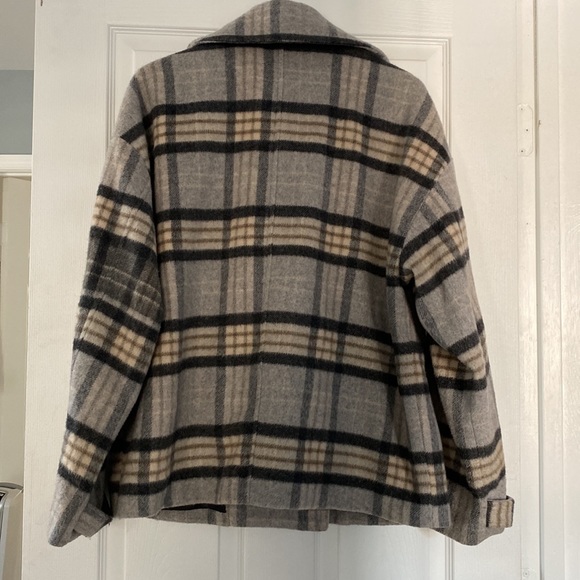 Macy’s Plaid Wool Jacket, Large - Picture 5 of 9